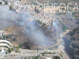 Incendio en Iznalloz (Granada)