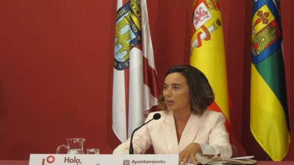 La alcaldesa de Logroño, Cuca Gamarra La alcaldesa de Logroño, Cuca Gamarra