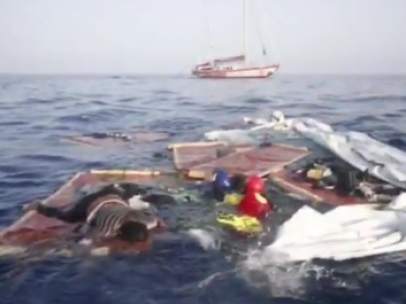 Inmigrantes muertos en el Mediterráneo