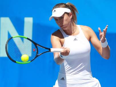 Paula Badosa en el torneo de Villa de El Espinar