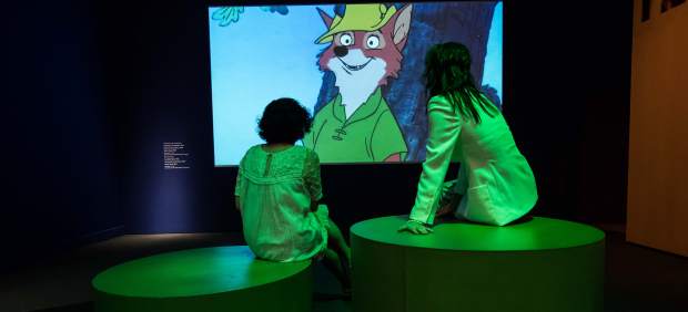 Uno de los espacios de la muestra 'Disney. El arte de contar historias'