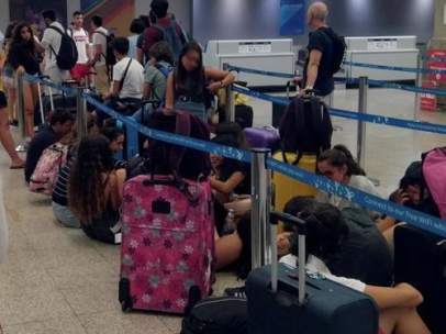 Avería en un vuelo Malta-Barcelona