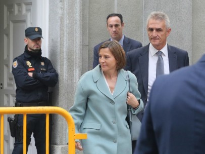 Forcadell sale del Tribunal Supremo