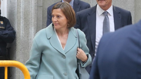 Forcadell sale del Tribunal Supremo Forcadell sale del Tribunal Supremo