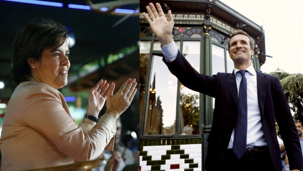 Soraya Sáenz de Santamaría y Pablo Casado Soraya Sáenz de Santamaría y Pablo Casado