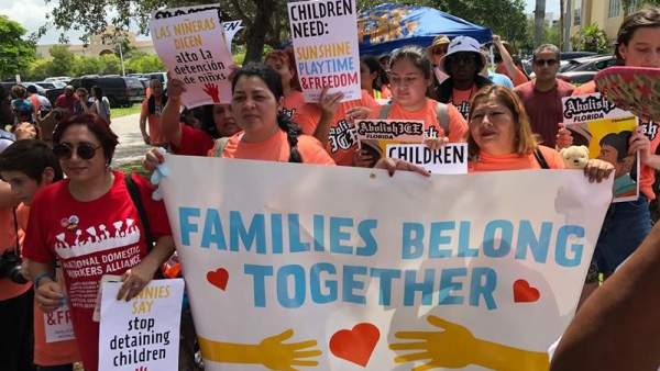 Manifestación contra la separación de niños inmigrantes en EE UU Manifestación contra la separación de niños inmigrantes en EE UU