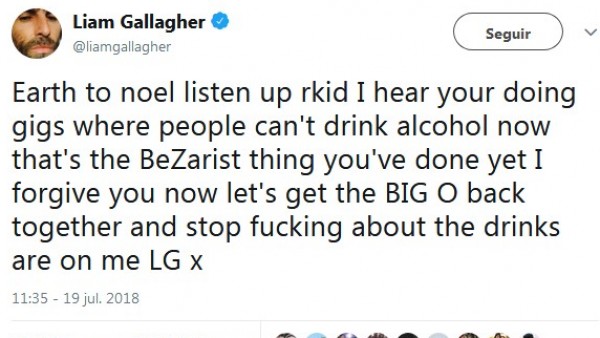 Tuit Liam Gallagher Tuit Liam Gallagher