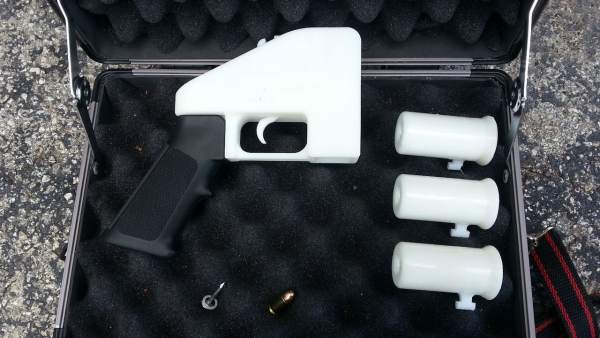 Una pistola impresa en 3-D Una pistola impresa en 3-D