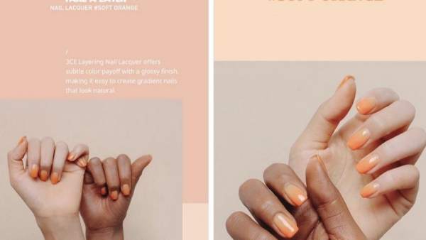 Campaña de una laca de uñas Campaña de una laca de uñas
