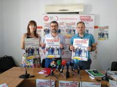 Presentación de una campaña nacional de UGT por los derechos en la agricultura.