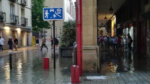 GRANIZADA EN LOGROÑO GRANIZADA EN LOGROÑO