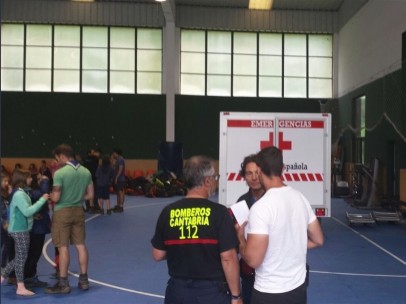 Evacúan por la lluvia a 345 personas que estaban de campamento en Cantabria
