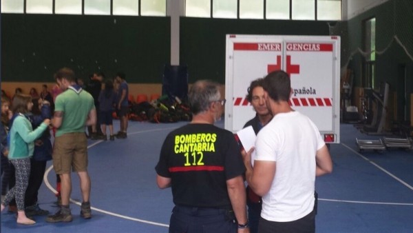 Evacúan por la lluvia a 345 personas que estaban de campamento en Cantabria Evacúan por la lluvia a 345 personas que estaban de campamento en Cantabria