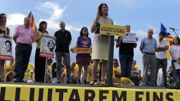 La presidenta de la ANC, Elisenda Paluzie. La presidenta de la ANC, Elisenda Paluzie.