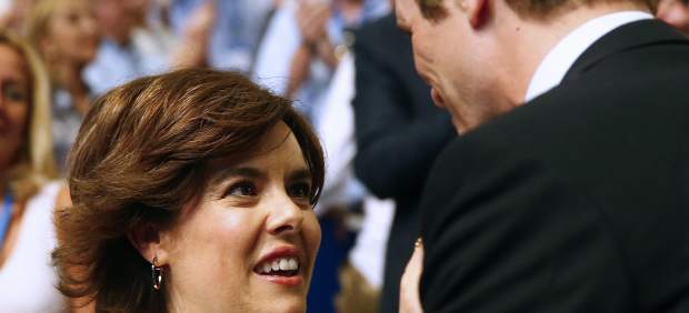 Soraya Sáenz de Santamaría y Pablo Casado
