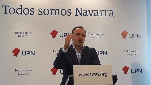 Javier Esparza, presidente de UPN Javier Esparza, presidente de UPN
