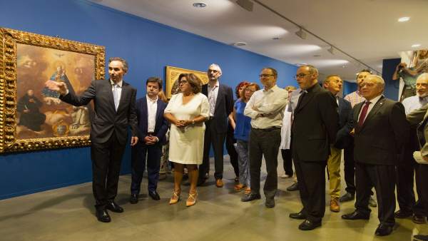 Inauguración de la exposición de Fray Manuel Bayeu. Inauguración de la exposición de Fray Manuel Bayeu.