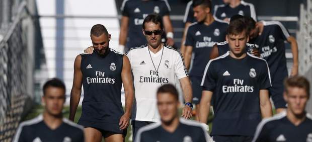 Lopetegui y Benzema