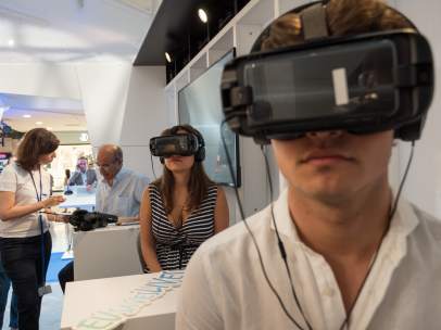 La exposición de realidad virtual 'EU Saves Lives (La Unión Europea salva vidas)'