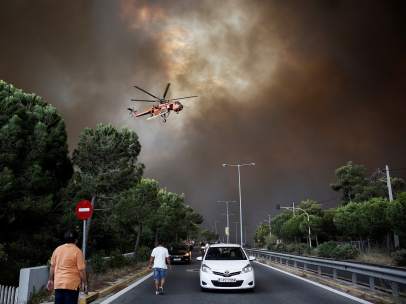 Evacuaciones y cortes de carreteras