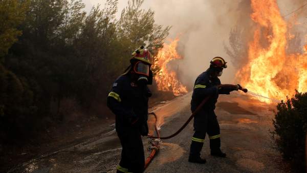 Incendio en Grecia Incendio en Grecia