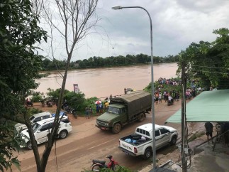 Rotura de una presa en Laos