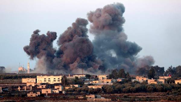 Bombardeo en los Altos del Golán Bombardeo en los Altos del Golán