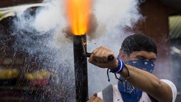 Manifestación contra Ortega en Nicaragua Manifestación contra Ortega en Nicaragua