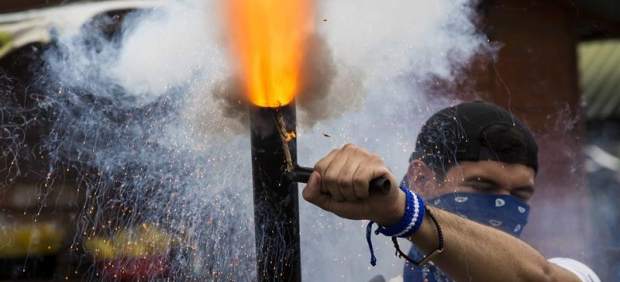 Manifestación contra Ortega en Nicaragua