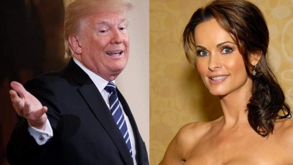 Karen McDougal y Donald Trump Karen McDougal y Donald Trump