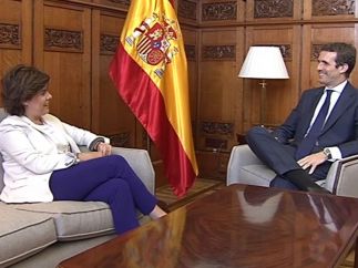 Pablo Casado y Soraya Sáenz de Santamaría