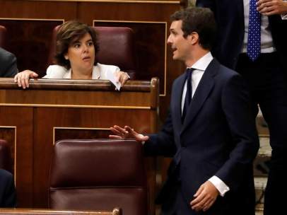 Pablo Casado y Soraya Sáenz de Santamaría
