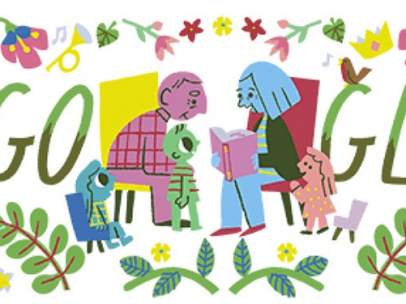 Día de los abuelos, en un doodle