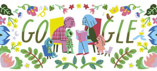 Día de los abuelos, en un doodle