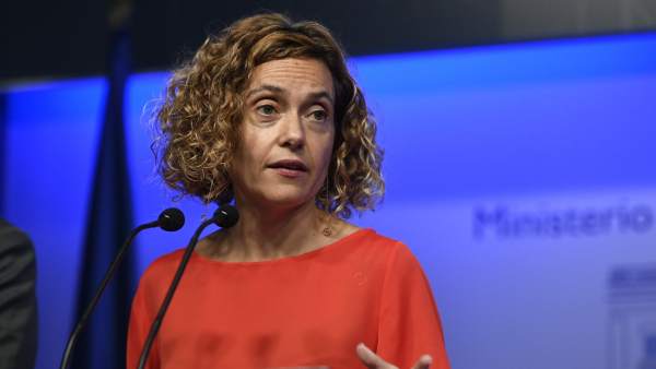 Rueda de prensa de Batet tras reunirse con los sindicatos de Función Pública. Rueda de prensa de Batet tras reunirse con los sindicatos de Función Pública.