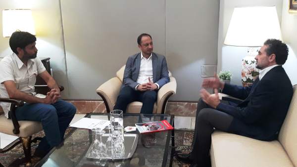 Gómez de Celis se reúne con Save the Children Gómez de Celis se reúne con Save the Children