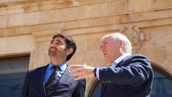 El conseller Jordi Puigneró y el pte.De la Diputación de Tarragona Josep Poblet El conseller Jordi Puigneró y el pte.De la Diputación de Tarragona Josep Poblet