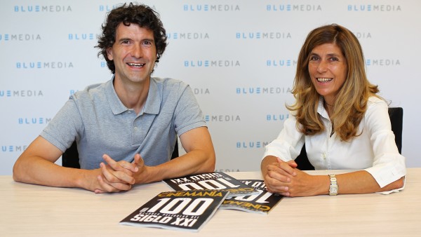 Carlos Marañón, director de Cinemanía y Hortensia Fuentes, directora de Blue Media Carlos Marañón, director de Cinemanía y Hortensia Fuentes, directora de Blue Media