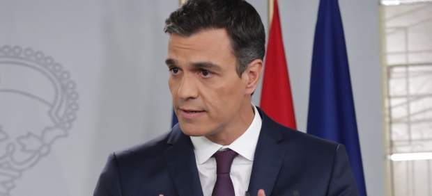 Reunión de Pedro Sánchez con Emannuel Macron