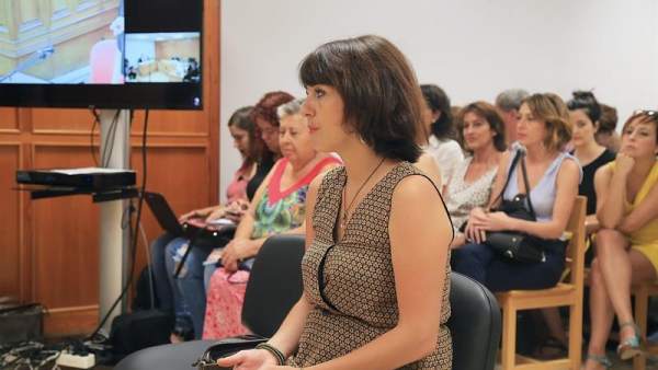 Juana Rivas, durante el juicio. Juana Rivas, durante el juicio.