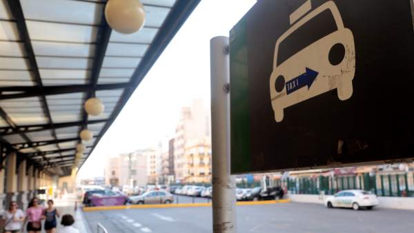 Huelga de taxis en Valencia Huelga de taxis en Valencia
