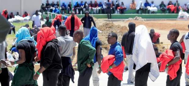 Inmigrantes rescatados