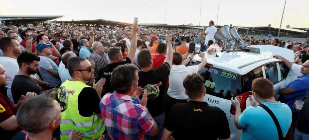 Huelga de taxis en Madrid