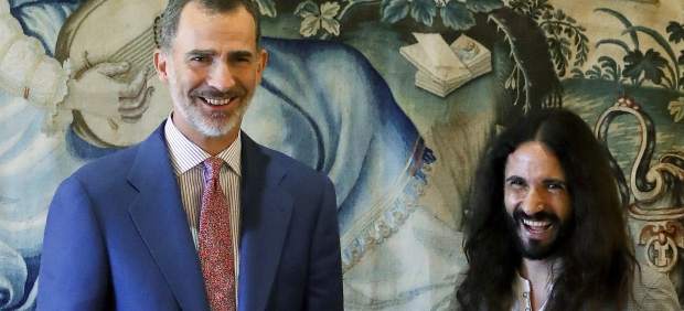 El rey Felipe VI y Baltasar Picornell i Lladó