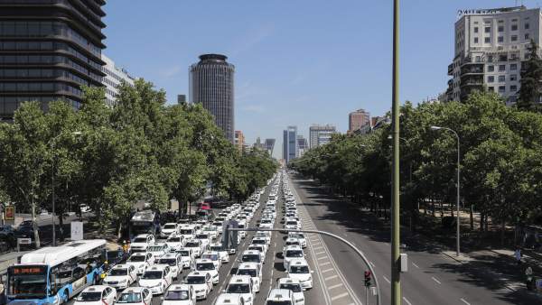 Huelga de taxis en Madrid Huelga de taxis en Madrid
