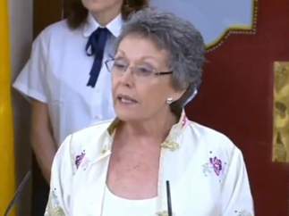 Rosa María Mateo promete su cargo como administradora única de RTVE.