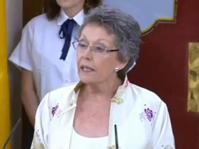 Rosa María Mateo promete su cargo como administradora única de RTVE.