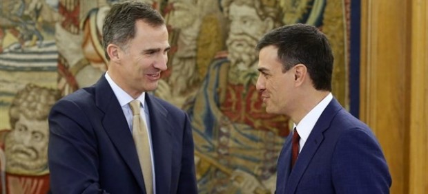 El Rey Felipe VI y el Presidente del Gobierno