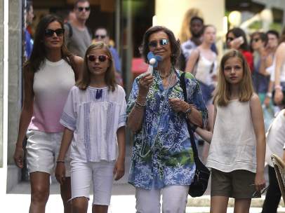 La familia real de vacaciones