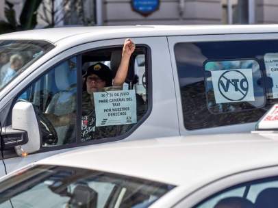 Huelga de taxistas en Bilbao